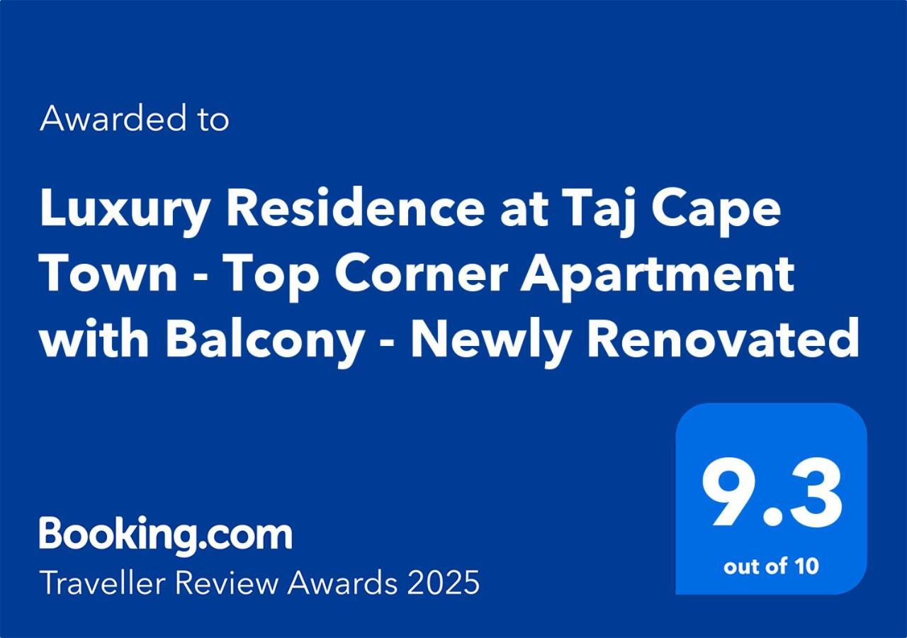 Luxury Residence At Taj Cape Town - Top Corner Apartment With Balcony - Newly Renovated Cidade Do Cabo Exterior foto